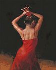 Flamenco Dancer Famous Paintings - del Flamenco